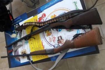 دستگیری ۲ شکارچی غیرمجاز در هریس