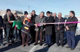 افتتاح پروژه روکش آسفالت راه روستایی در خانگاه هریس