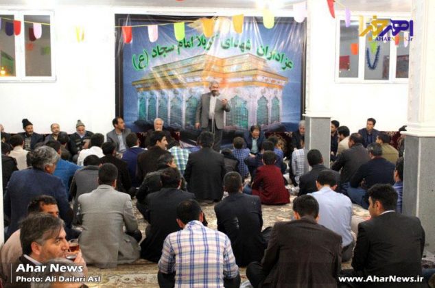 مراسم افتتاح حسینیه هیئت عزاداران امام سجاد (ع) اهر