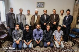 دیدار اعضای کمیته اجرایی اولین جشنواره سراسری عکس سال ارسباران با امام جمعه اهر