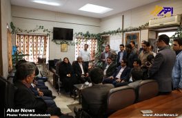 مراسم معارفه اکبر عطایی به عنوان سرپرست جدید شهرداری اهر