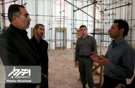 فرماندار اهر از روند بازسازی بقعه شیخ شهاب الدین اهری بازدید کرد