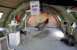 بیمارستان صحرایی ارتش به مدت ۵ روز در ورزقان راه اندازی شد