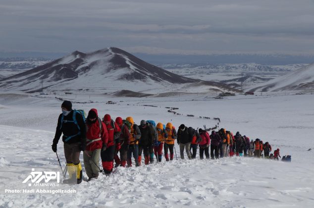 صعود سراسری کوهنوردان کشور به قلل هفتگانه سهند