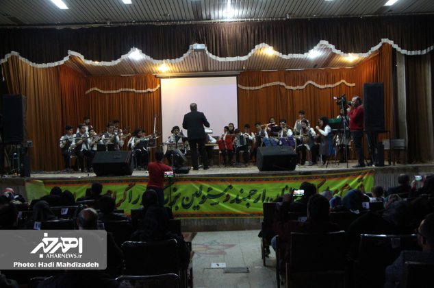 کنسرت موسیقی آذربایجانی ارکستر نوجوانان یاغیش به رهبری دکتر حبیب اله صیرفی در اهر
