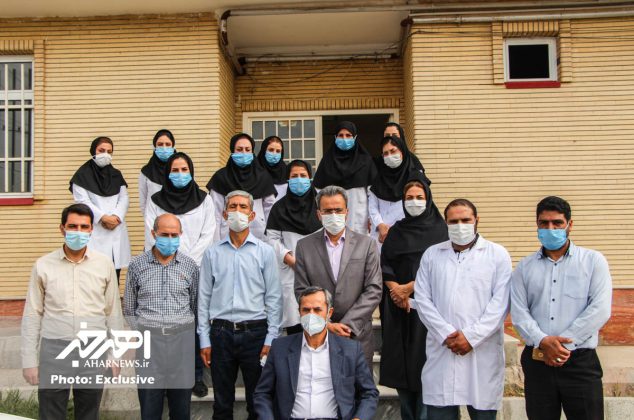 حضور معاون بهداشت دانشگاه علوم پزشکی تبریز در اهر و بازدید از مراکز بهداشت این شهرستان