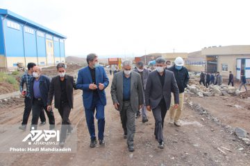 مدیرعامل شرکت ملی مس ایران از کارخانه آهک اهر بازدید کرد