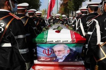 پیکر شهید فخری ‌زاده در امامزاده صالح تهران به خاک سپرده شد