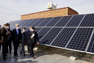 بهره ‌برداری از نیروگاه خورشیدی استانداری آذربایجان ‌شرقی