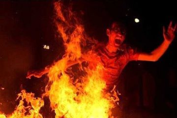 مصدوم شدن ۱۱ نفر بر اثر استفاده از مواد محترقه در آذربایجان شرقی