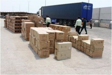 کامیون های حامل ۱۴ میلیارد ریال کالای قاچاق در تبریز توقیف شدند