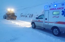 نجات ۴ مادر باردار از برف و کولاک در اهر