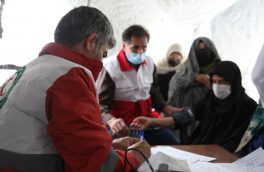 هلال احمر آذربایجان‌ شرقی به روستاییان جوشین ورزقان خدمات درمانی رایگان ارائه داد