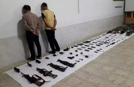 دستگیری اعضای یک تیم تروریستی در مرز خداآفرین/ بازداشت ۲ نفر و کشف سلاح و مهمات