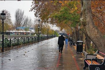 بارش باران برخی نواحی آذربایجان‌ شرقی را فرا می‌گیرد