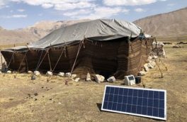 روشن شدن چادر عشایر آذربایجان شرقی با انرژی خورشیدی