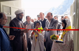 افتتاح دو مدرسه در خداآفرین و ورزقان