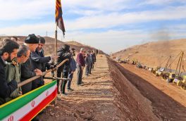 بزرگترین پروژه تاریخ بخش آب آذربایجان‌ شرقی در مرحله لوله گذاری