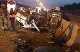 سانحه رانندگی در محور مشکین شهر – اهر ۲ کشته و ۶ مصدوم برجای گذاشت