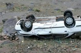 واژگونی سمند در محور تبریز به اهر با یک نفر کشته و ۵ مصدوم