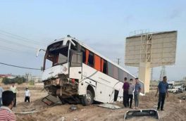 تصادف اتوبوس زائران ایرانی در جاده سامرا / ۴۸ مسافر مصدوم شدند