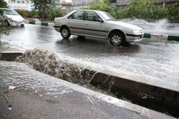 تداوم بارش های رگباری و تگرگ در آذربایجان‌ شرقی