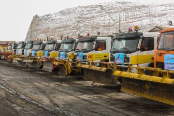 استقرار ۴۰۰ دستگاه ماشین آلات راهداری در آذربایجان شرقی
