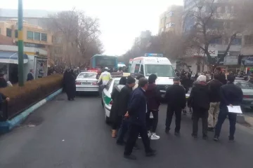 یک فوتی و یک مصدوم در برخورد اتوبوس با عابر پیاده در تبریز