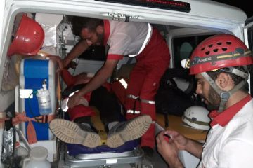 نجات پنج جوان گمشده در ارتفاعات قلعه بابک کلیبر