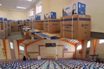 اهدای ۷۵ سری جهیزیه به نوعروسان تحت پوشش کمیته امداد شهرستان اهر