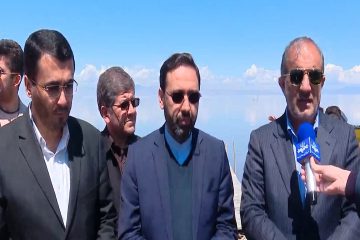 بازدید رییس کمیسیون کشاورزی مجلس از طرح های احیای دریاچه ارومیه
